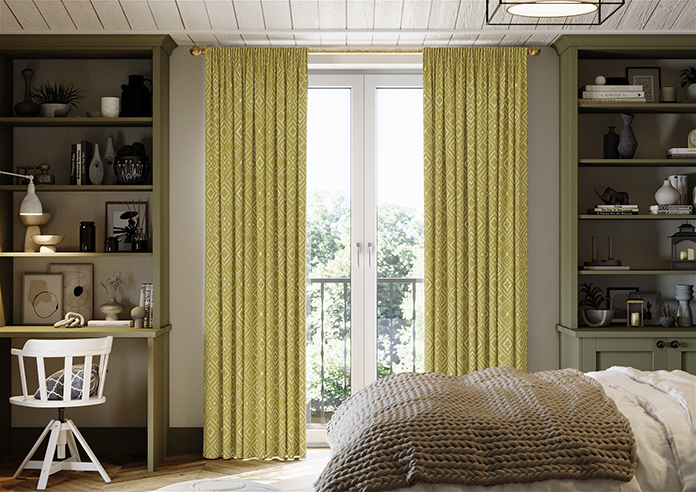 Newquay, Mustard - Made to Measure Curtain - Image 3